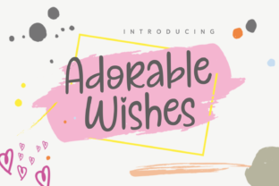 Adorable Wishes: A Handwritten Font for Romantic Digital Branding