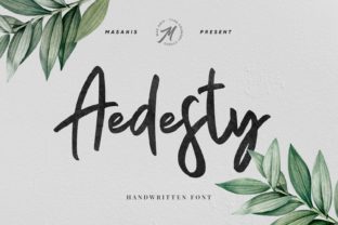 Aedesty: The Modern Handwritten Font for Scroll-Stopping Social Media Graphics