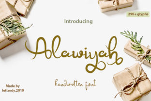 Alawiyah: A Stunning Organic Script for Handmade Branding
