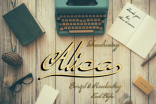Alica: A Calm Handwritten Typeface for Elegant Web Design