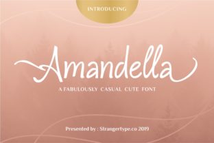Amandella: The Perfect Script Handwritten Font for Boutique Branding