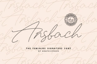 Ansbach: The Effortless Handwritten Font for Elegant Branding