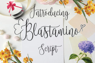 Blastamino: The Romantic Script Handwritten Font for Boutique Branding