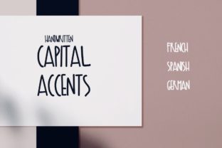 Capital Accents: A Handwritten Sans Serif Font for Elegant Branding