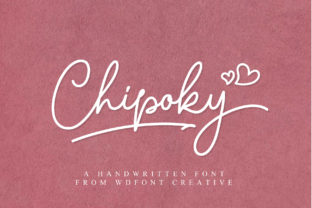 Chipoky: A Light Handwritten Font for Editorial Design