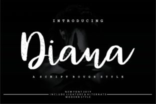 Diana Rough: A Handwritten Typeface for Editorial Design