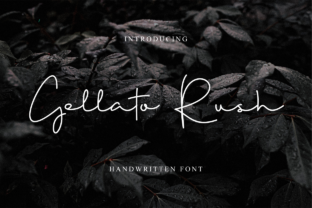 Gellato Rush: A Charming Handwritten Font for Modern Branding