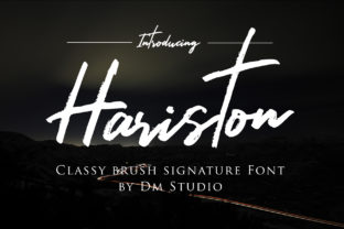 Hariston: A Casual Handwritten Font for Editorial Design