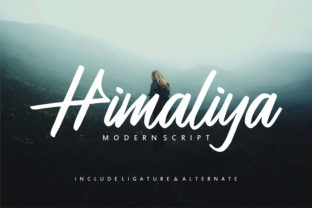 Himaliya: A Modern Handwritten Font for Boutique Branding