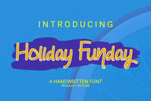 Holiday Funday Typeface Review: Whimsical Script for Editorial Design