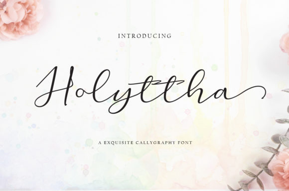 Holyttha: A Unique Script Handwritten Font for Creative Branding