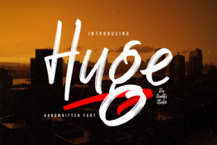 Huge: The Bold Brush Typeface for High-Impact Campaigns