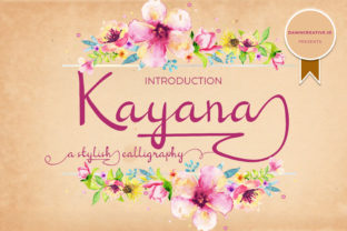 Kayana Script: A Bold Handwritten Typeface for Editorial Design