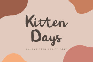 Kitten Days: The Playful Handwritten Font for Engaging Campaigns