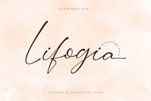 Lifogia Script Handwritten Font for Modern Brand Identity