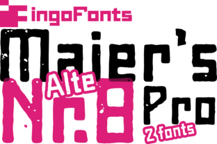 Maier s Alte Nr. 8: A Timeless Typeface for Boutique Branding