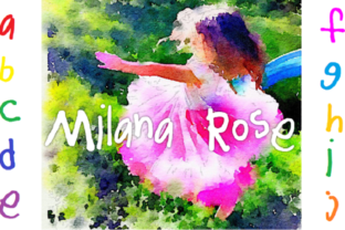 Milana Rose: A Whimsical Handwritten Font for Joyful Branding