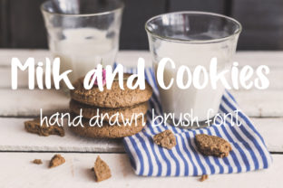 Milk and Cookies Typeface Review: A Modern Handwritten Font for Branding
