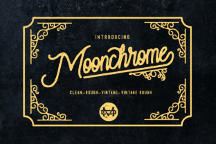 Moonchrome: A Cute and Bold Handwritten Font for Creative Projects