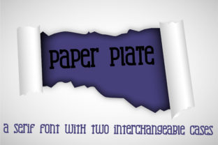 Paper Plate Typeface Review: A Whimsical Serif for Brand Identity