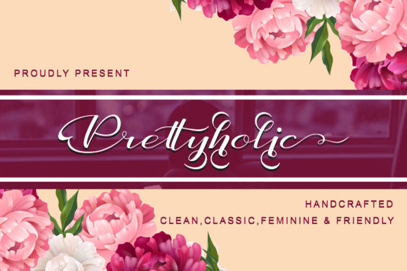 Prettyholic Script Handwritten Fonts Review for Crafters