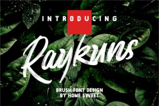 Raykuns: The Bold Handwritten Font for Urban Brand Identity