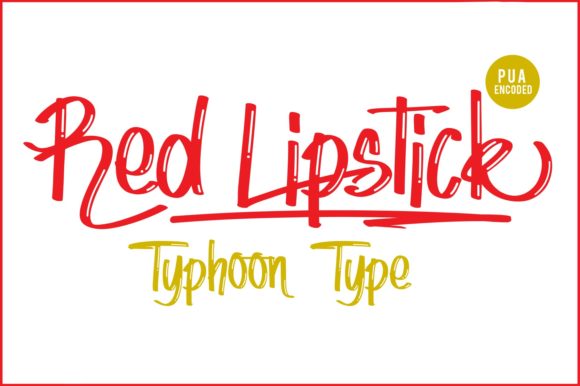Red Lipstick: Bold Handwritten Fonts for Impactful Web Design