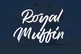 Royal Muffin: Elevating Digital Branding with Classy Handwritten Charm