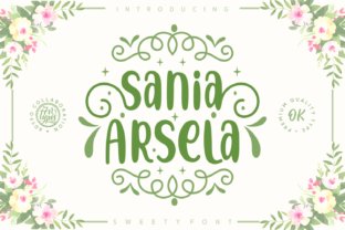 Sania Arsela: The Cute Handwritten Font for Whimsical Branding