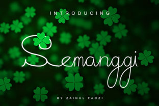 Semanggi Script Handwritten Font for Engaging Social Campaigns
