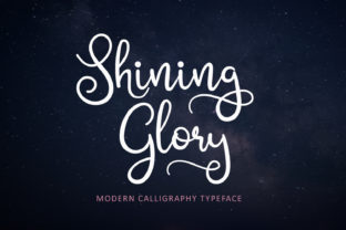 Shining Glory: The Modern Calligraphy Script for Elegant Branding