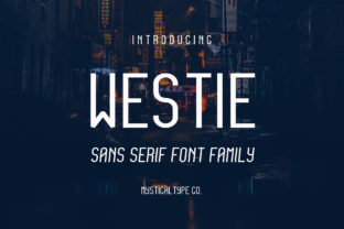Westie: An Elegant Sans Serif Typeface for Modern Editorial Design
