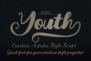 Youth Handwritten Font for Crafts and Printable Designs